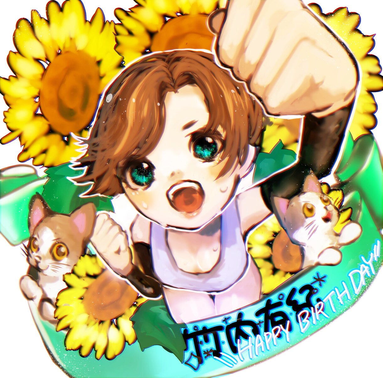 一枚絵、アイコン用、イラスト作成します Xフォロワー8万人!ぜひ宣伝させてください! イメージ5