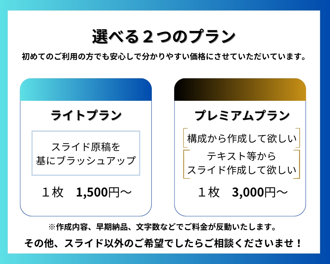 見やすいスライド資料を作成します 企画・ライティング・デザインまで〜営業に強い資料を作成！ イメージ3