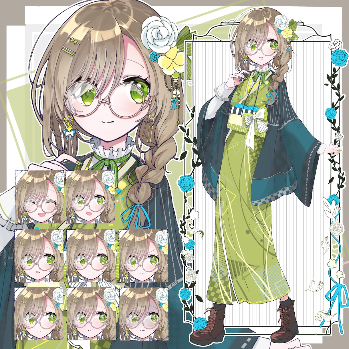 あなただけのオリジナルキャラクター作成いたし、ます TRPG、IRIAM、動画・配信用、SNS用に！ イメージ9