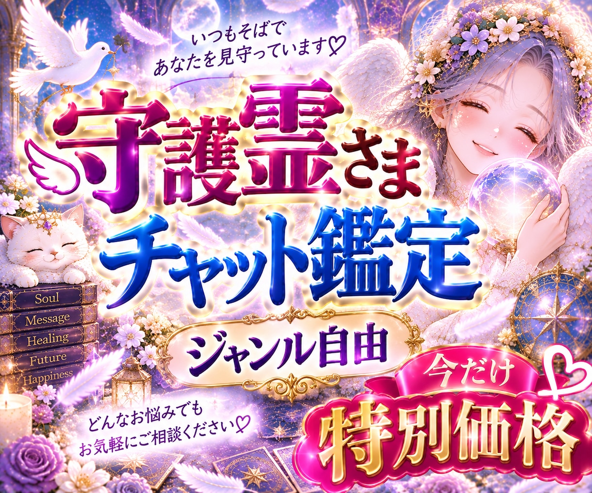 守護霊様チャット鑑定、霊視やオーラなどから導きます あなたが知りたいことにアプローチ！！お話を聞きながら深く鑑定 イメージ1