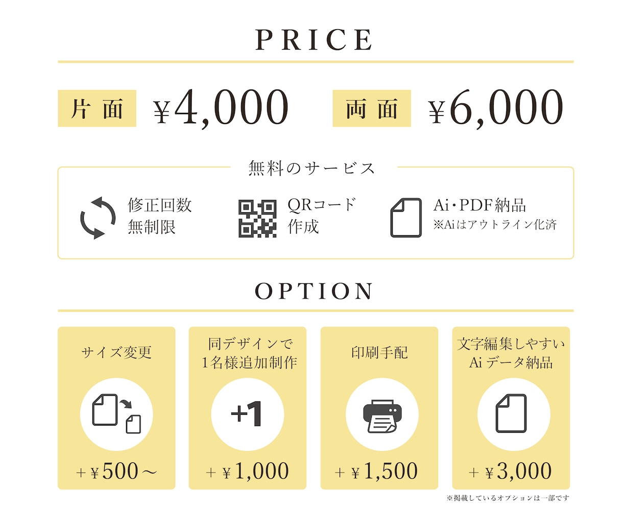 情報を整理して「伝わる」名刺をデザインします 個人事業主様・企業様向け│信頼感のある名刺をデザインします イメージ2