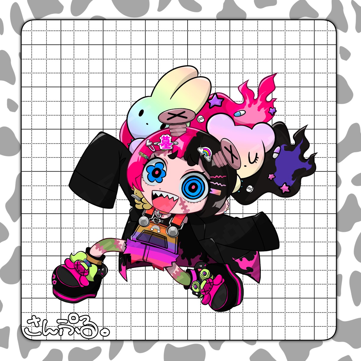 SDミニキャライラスト制作いたします グッズにオススメ！パキッとしたミニキャライラスト！ イメージ3