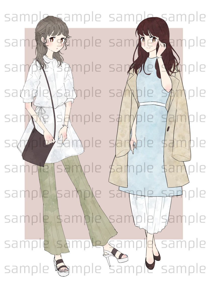 ジャンルに合わせたカットイラストを制作します 希望の絵柄に合わせたイラストを制作可能！ イメージ3