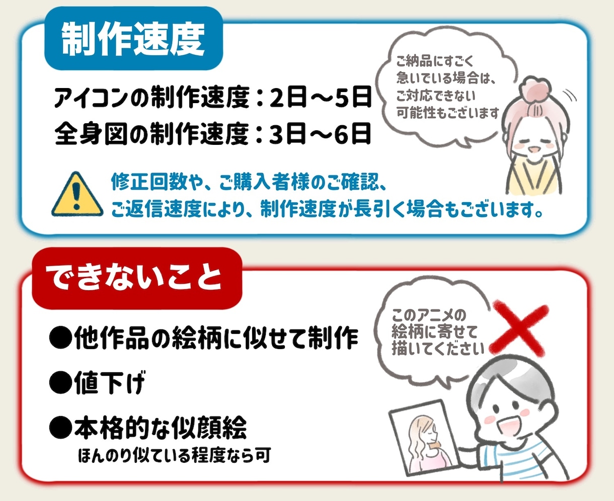 最短3日！かわいいデフォルメミニキャラを描きます 商用利用可！BL/夢絵/カプ絵OK!アイコンや立ち絵にぜひ！ イメージ8