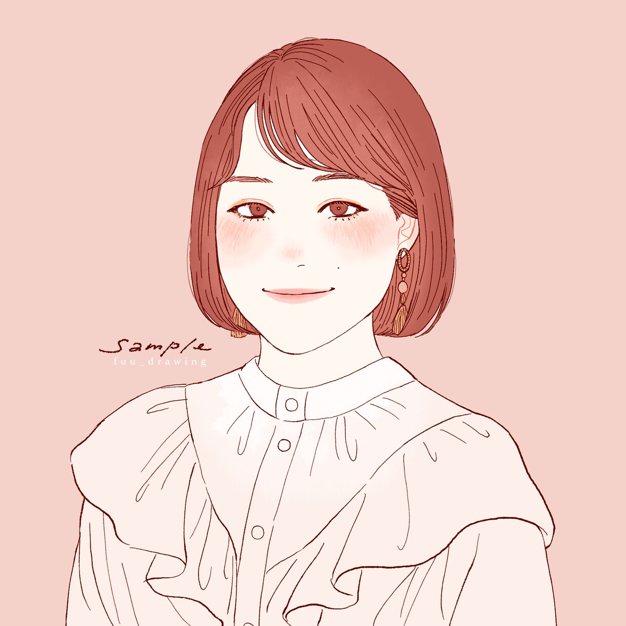 やわらかいタッチのあたたかな似顔絵お描きします 世界にひとつだけの優しくて心温まる一枚 イメージ8