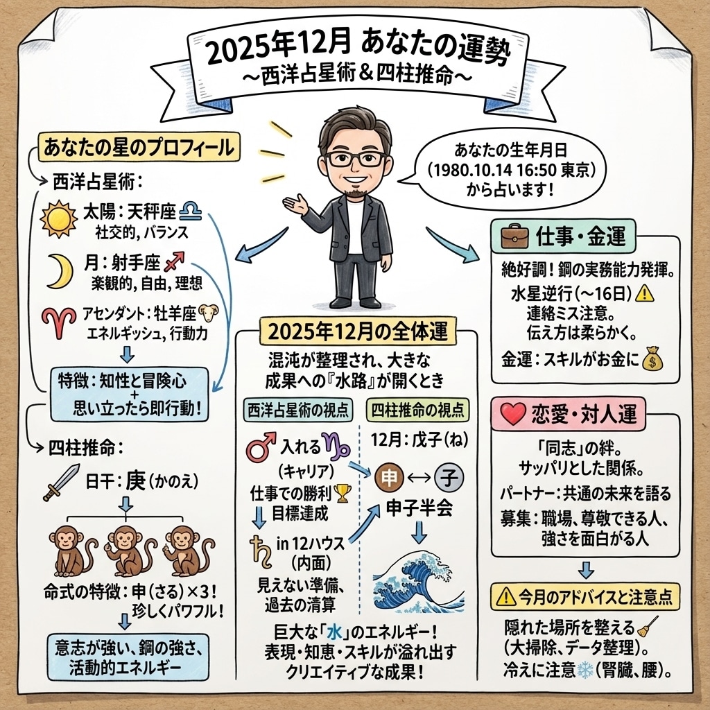 迷いを減らす『運気地図』グラレコ1枚でお届けします 今月の運気・流れをグラレコ風の1枚画像にまとめてお渡しします イメージ4