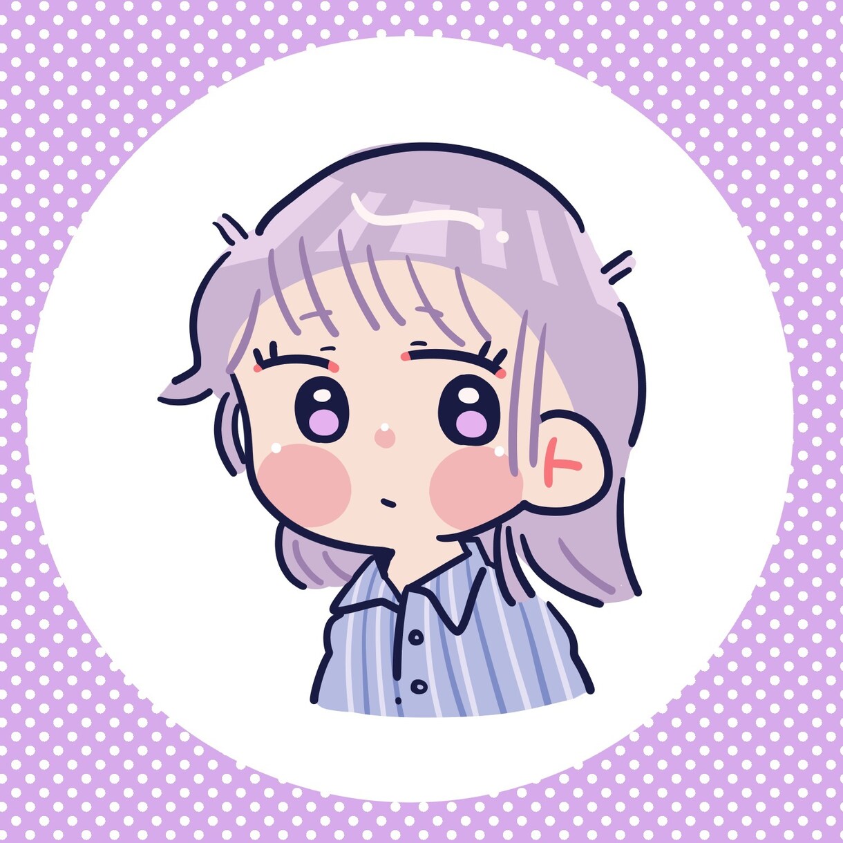 最短納品即日✎ナチュラルミニキャラアイコン描きます ナチュラルかわいい！アイコンをかわいくしたい方へ！ イメージ6