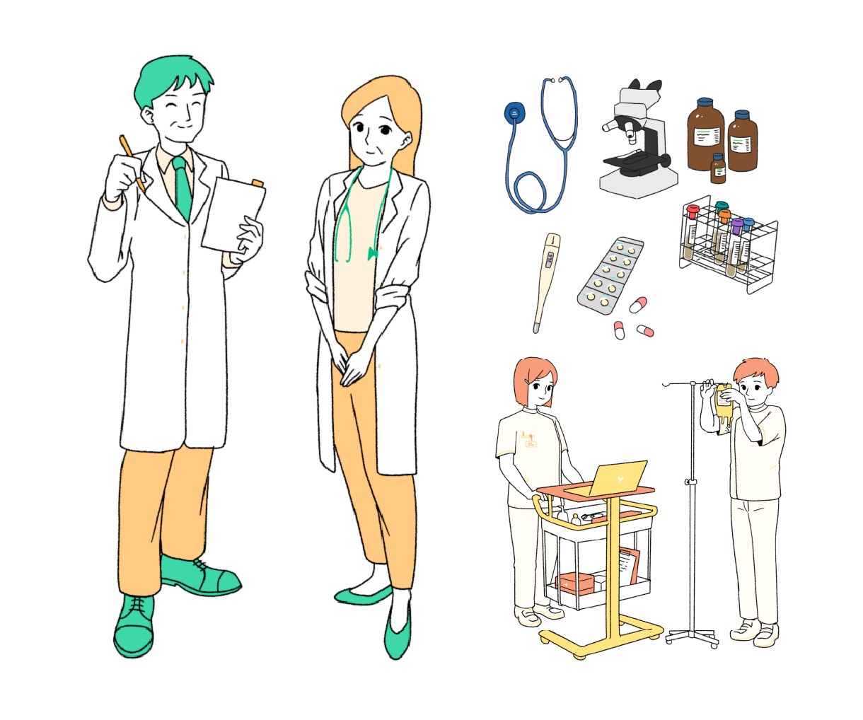 イラスト作成します 優しいタッチでちょっとオシャレに イメージ3