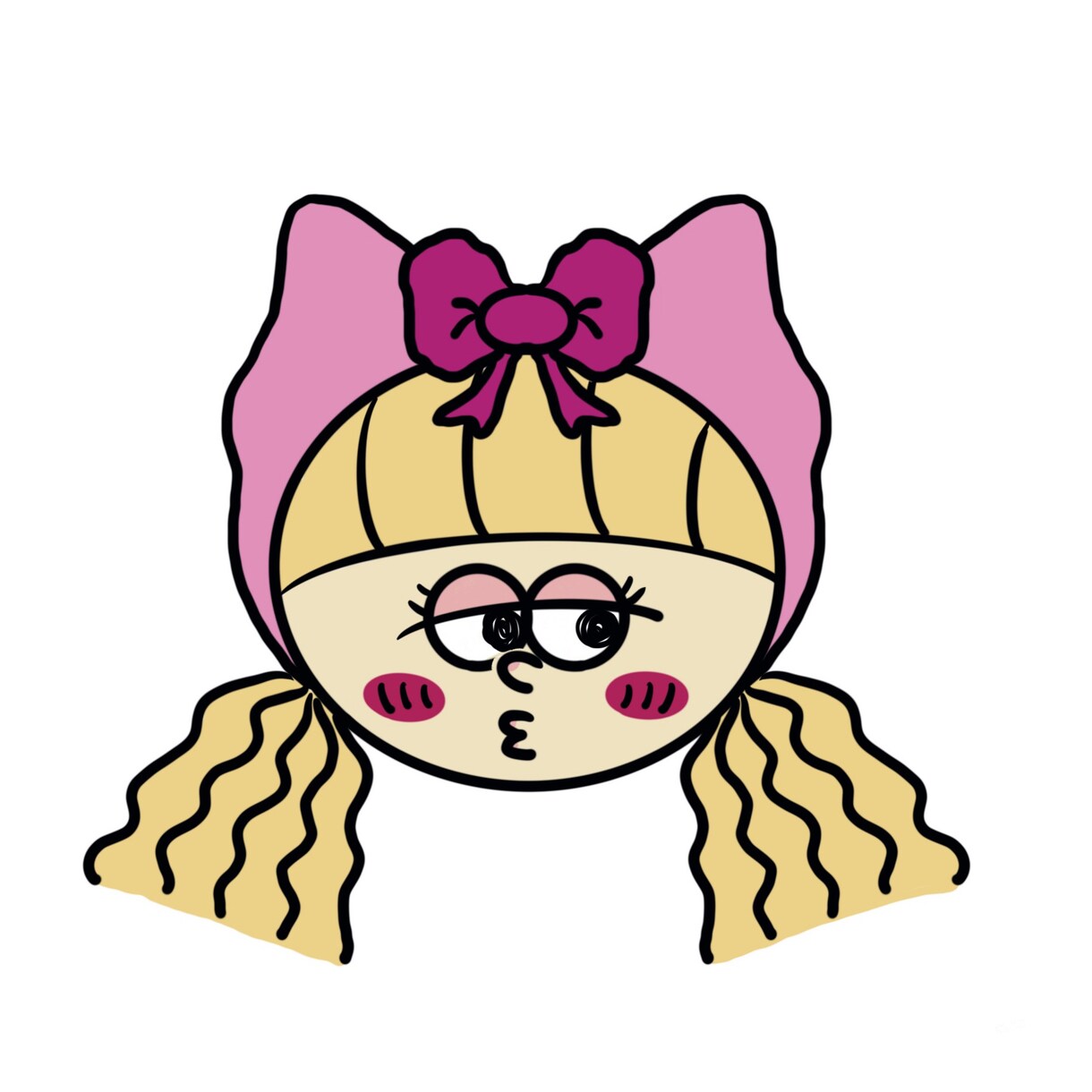 韓国風イラストを作成します SNSアイコン_韓国風イラストアイコン イメージ1