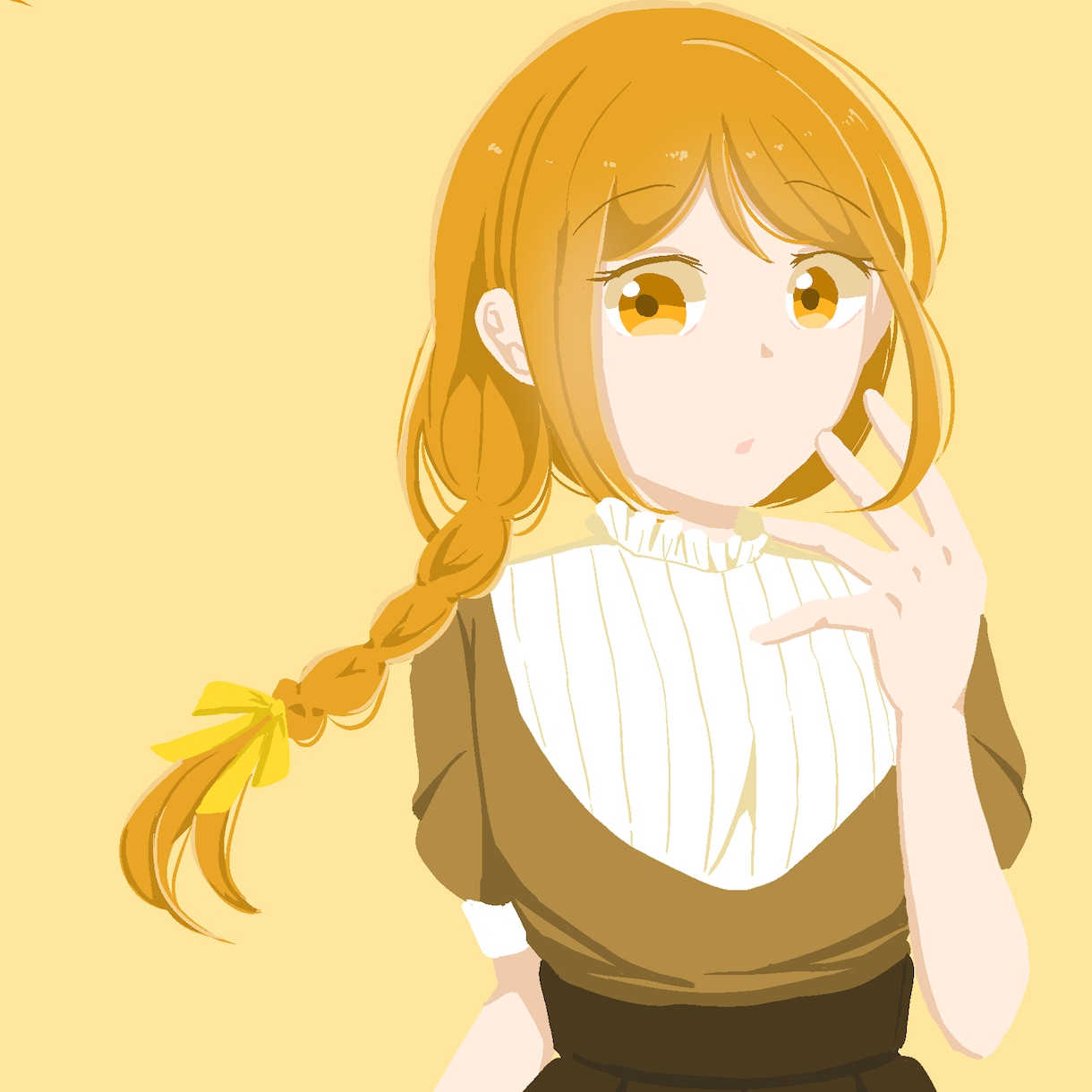 アイコン、SNSにて使用できるイラストを描きます 線画のない絵本の絵のようなイラストです。衣装デザインも可能！ イメージ3