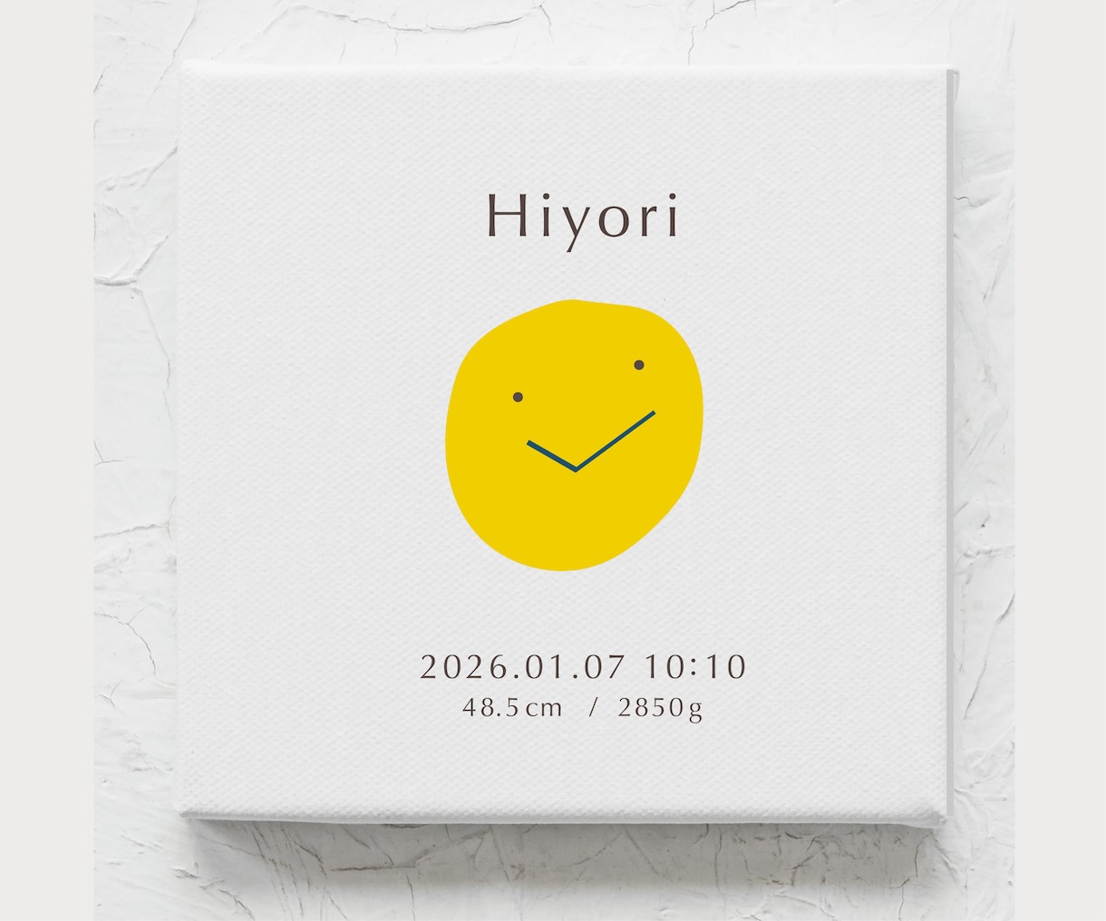 出生時間で命名書｜他にないオリジナル命名書作ります BiRTH TiME Logo｜生まれた時間がロゴになる イメージ1