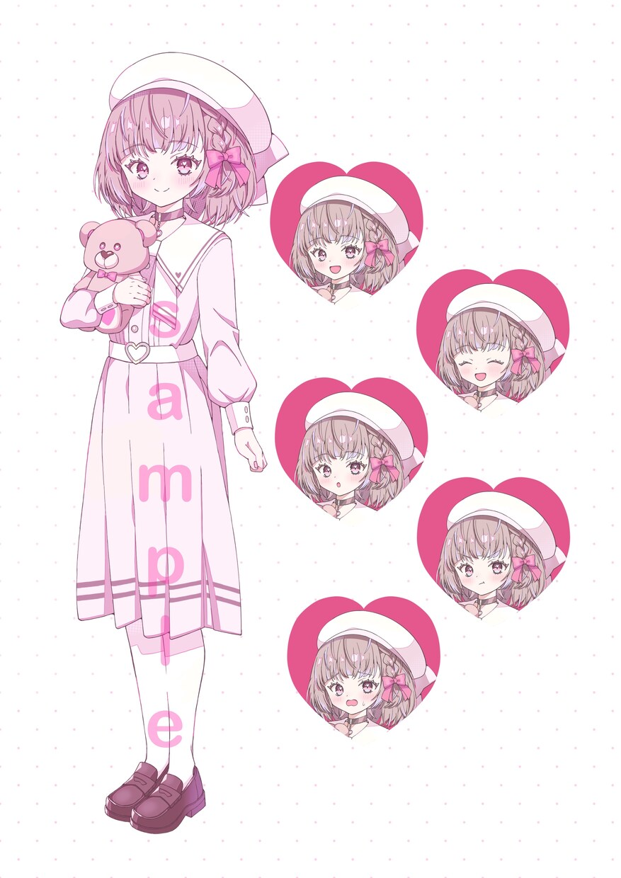 夢かわいいイラストお描きします アイコン/立ち絵/グッズなど/様々な用途に対応いたします！ イメージ2