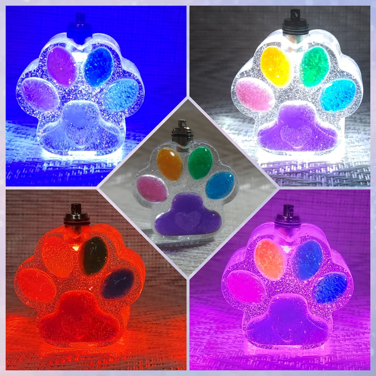 LEDライトで光ります 電池交換でずっと使えます。可愛い猫の手です。 イメージ3