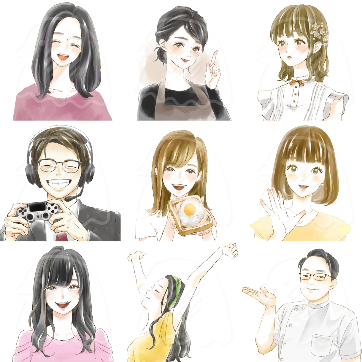 現役14年のプロが、大人可愛いイラストを描きます イメージだけでもOK!お気軽にお問い合わせください。 イメージ2