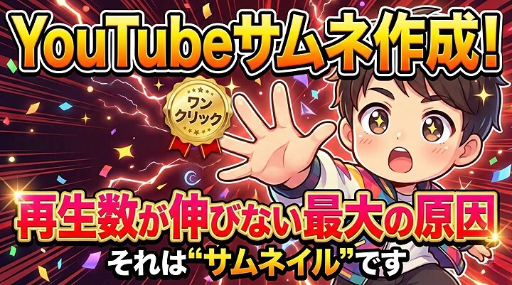 YouTubeサムネイル作成ツールを販売します 【チャットボット】を使って3分で完成！ イメージ1