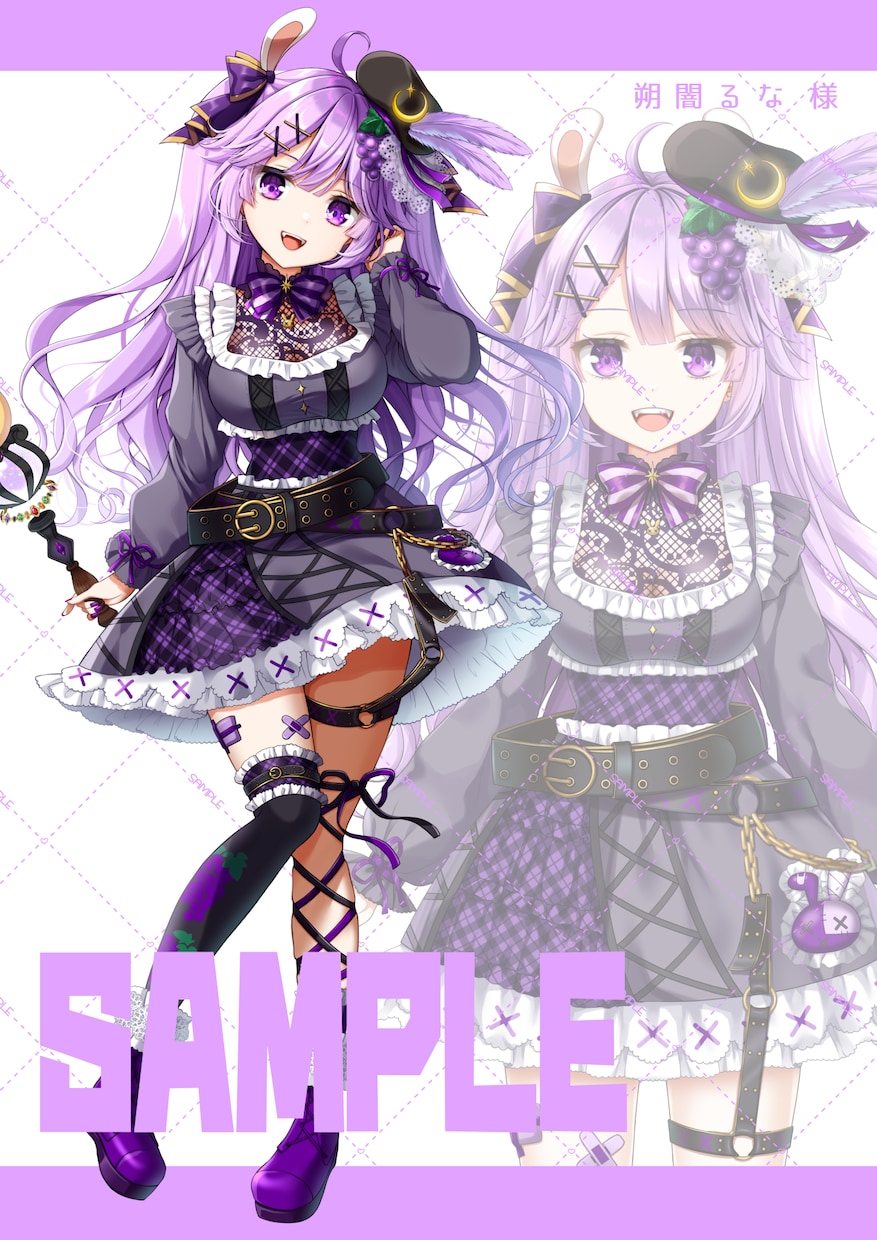 Vtuber向けLive2D用イラストを作成します キャラデザ、イラスト、パーツ分けまでお任せください！ イメージ4