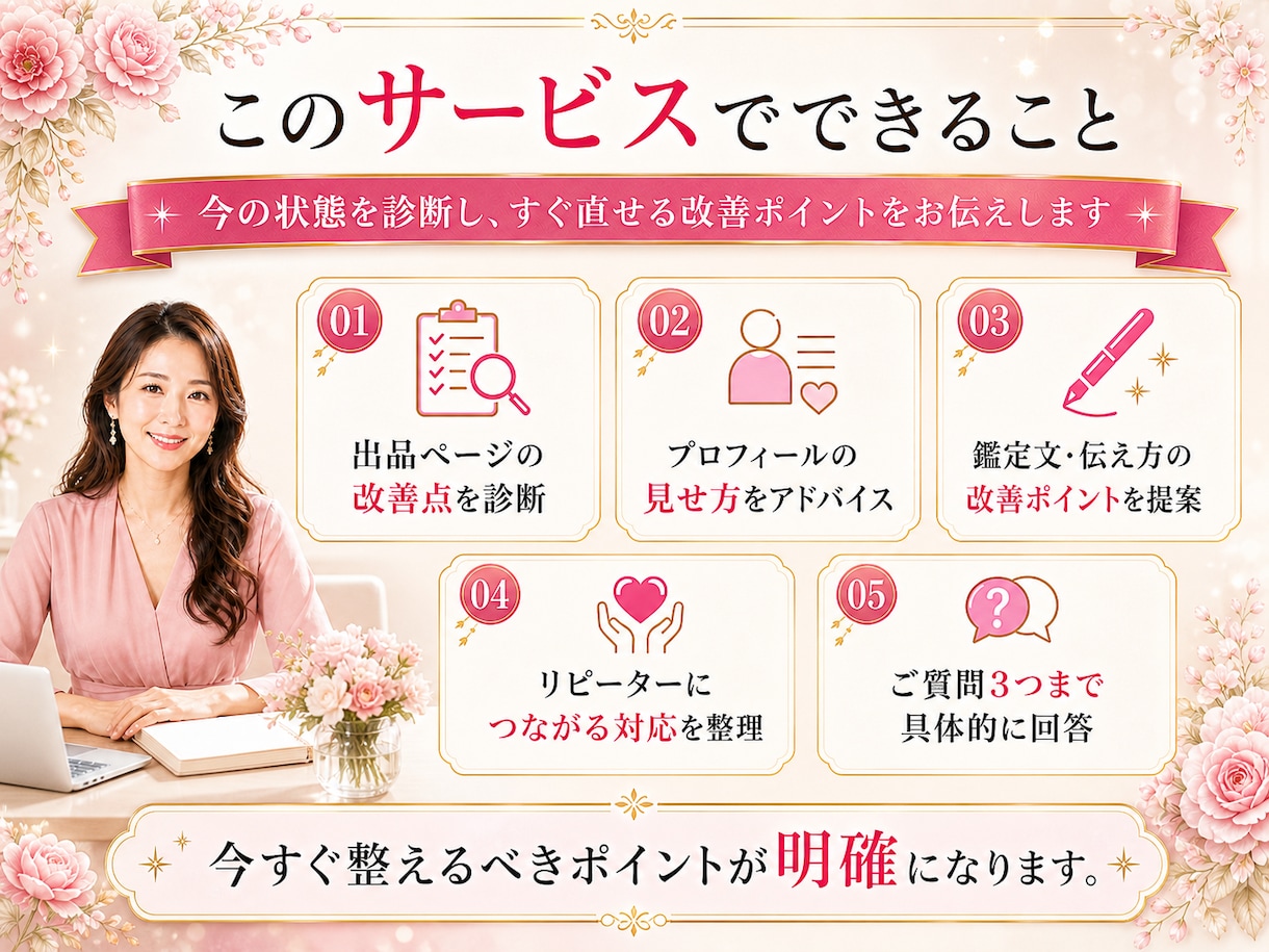 占い師専用！ココナラ3000件超のプロが添削します 出品ページの添削からリピートの秘訣まであなたの悩みを解決！ イメージ4