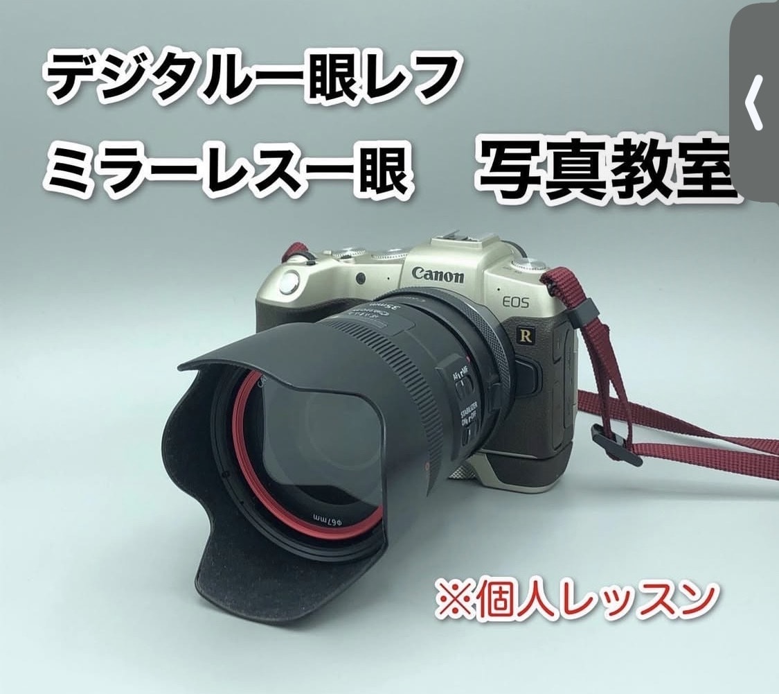 デジタル一眼初心者に1対1で教えます デジタル一眼の初心者向けの個人写真教室です。 イメージ1