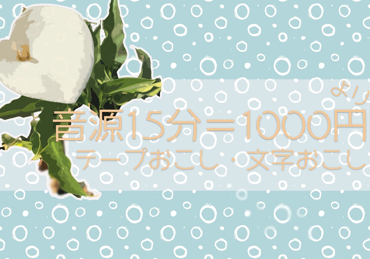 音源15分＝1000円で文字起こしいたします 色んな地域から移住してきた方が多いので、方言に強いです。 イメージ1
