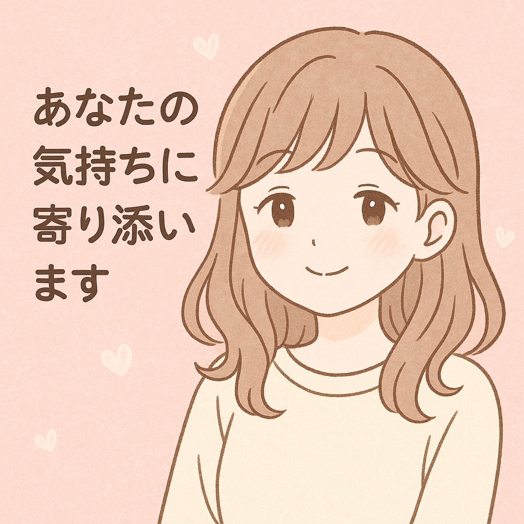 恋バナ、愚痴、悩み事などなんでも聞きます 恋愛事、雑談、悩み事などあなたの気持ちに寄り添います♡ イメージ1