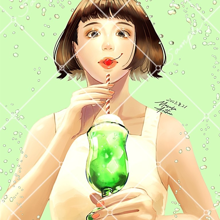 商用利用可能◎きれいで繊細な厚塗りイラスト描きます アイコン、一枚絵、立ち絵、表紙、挿絵、サムネ等承ります イメージ3