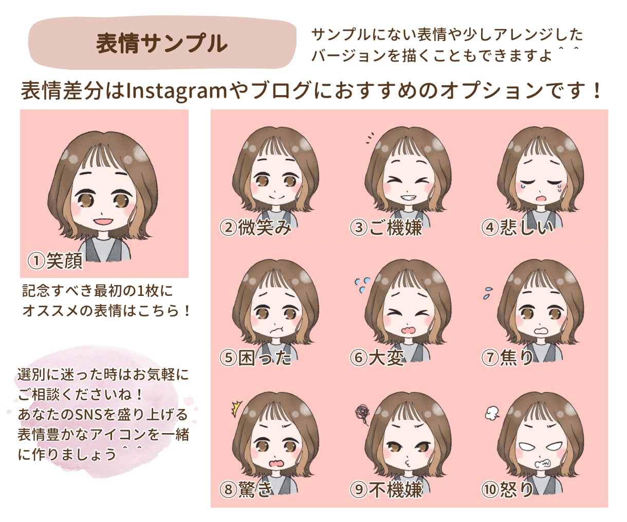 ゆるふわ・商用OK！ちび可愛いアイコンお描きします 愛らしい表情でファンが増える、あなただけのオリジナルアイコン イメージ6