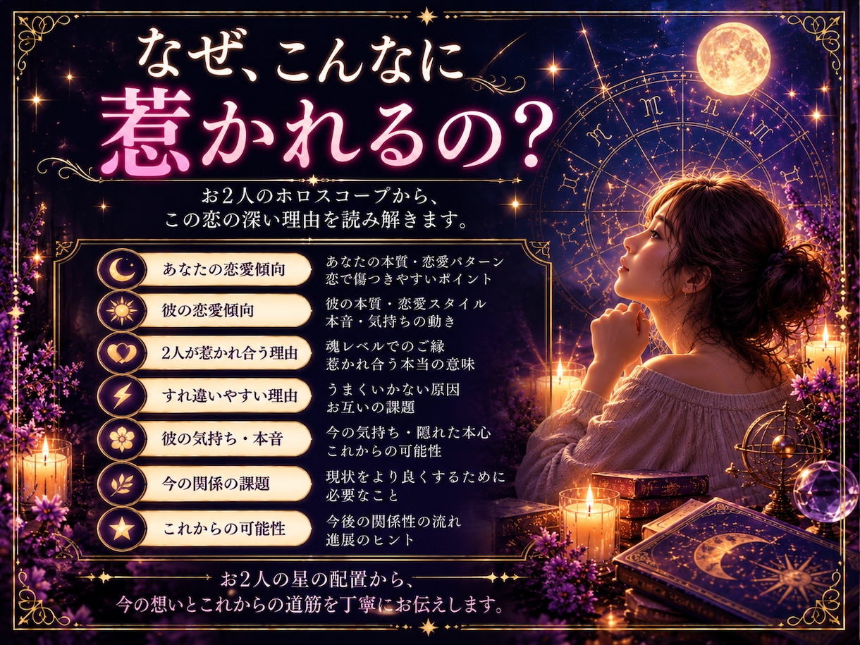 複雑恋愛♡誰にも言えない2人の関係を読み解きます 既婚者との恋・曖昧な関係｜惹かれる理由と今必要なメッセージ イメージ4