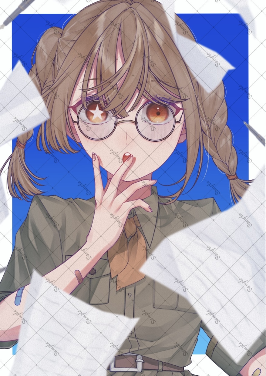バストアップは一律料金で描きます 推しへのフラスタなどに可愛いイラストを添えてみませんか？ イメージ9