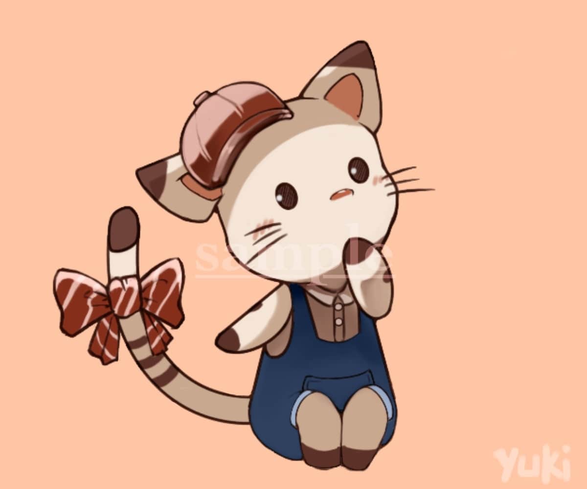 ゆるかわなチビキャラ動物イラスト描きます SNSやブログのアイコン、観賞用に！商用利用〇！ イメージ3