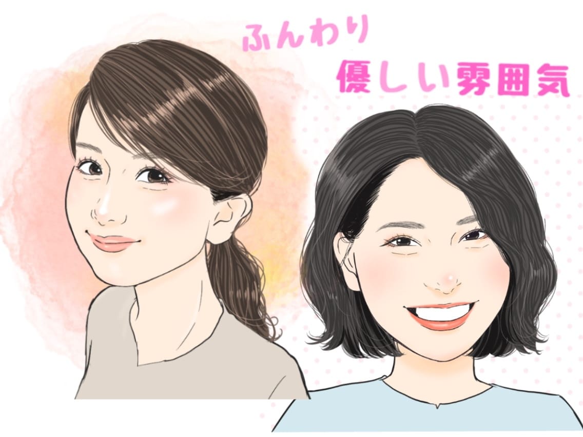 販売実績950件以上!淡い色合いの似顔絵描きます ご家族、カップル、団体様大歓迎！！ふんわり優しい雰囲気に⭐︎ イメージ2