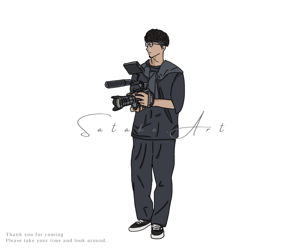 思い出の写真を全身コーデでモデル風イラストにします ビジネス挿絵や待ち受けにもオススメ！思い出といつも一緒に♪ イメージ4