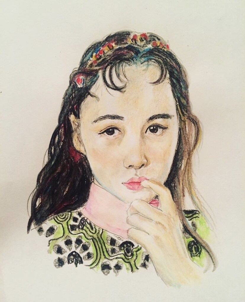 水彩色鉛筆で大切な方、ペットの似顔絵描きます アイコン、お祝い、思い出、記念日にどうぞ イメージ7