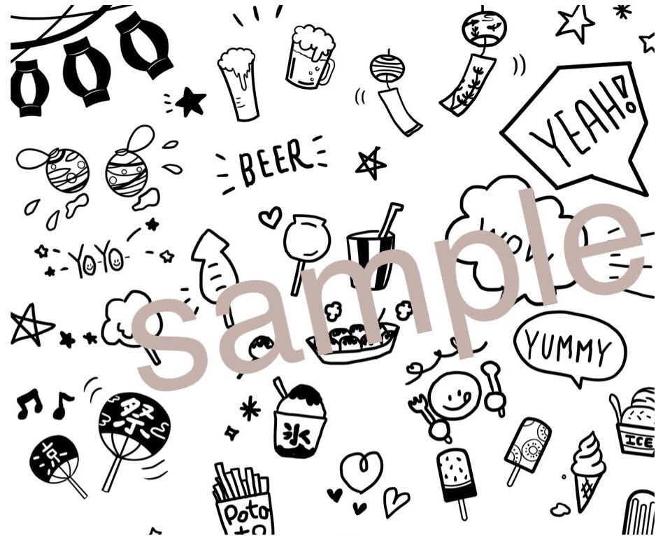 消しゴムはんこ用のイラストをお描きします 現役保育士インスタフォロワー3000人、デジタルアナログOK イメージ3