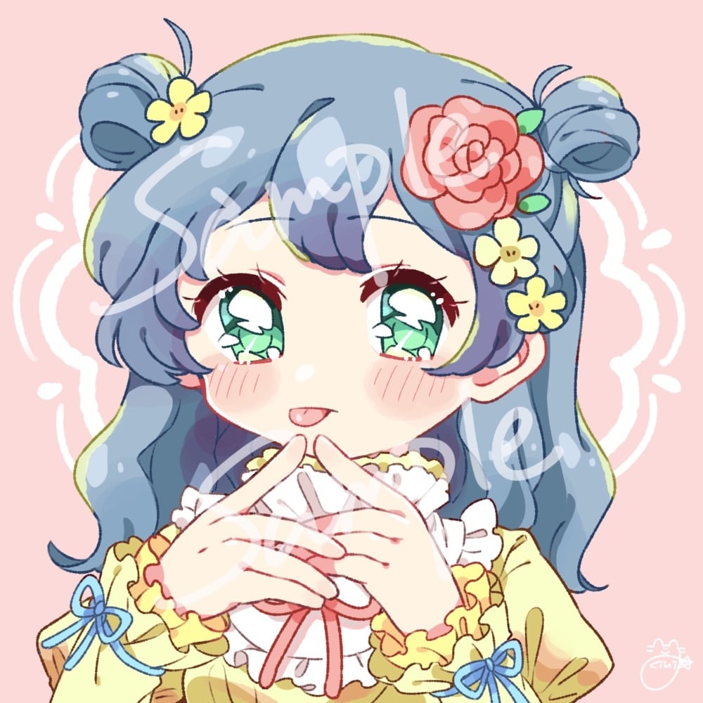 かわいい女の子のアイコンをお安く描きます 柔らかい色合いのアニメ塗りで丁寧に制作 | アイコン作成 | ココナラ