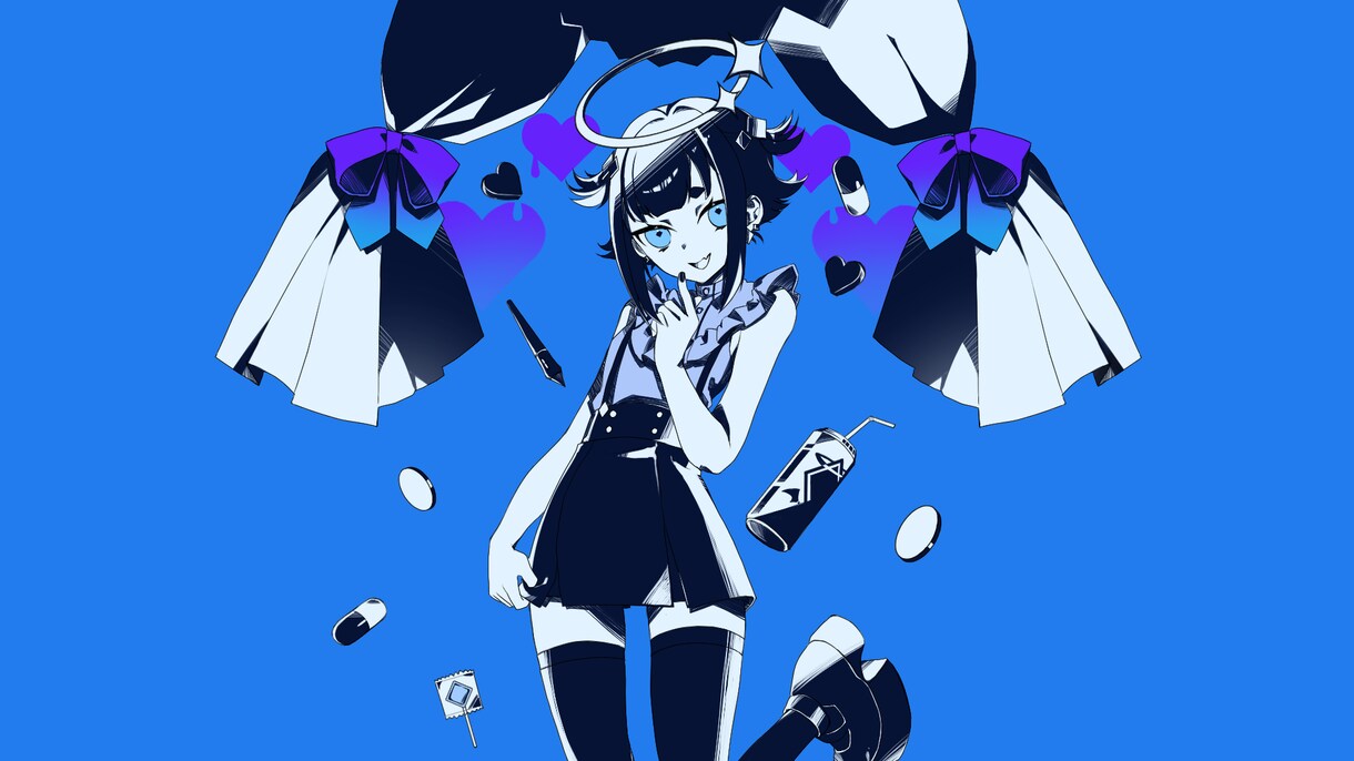 歌ってみた動画のイラストを制作します 歌ってみた動画のオリジナルイラストを制作致します。 イメージ3
