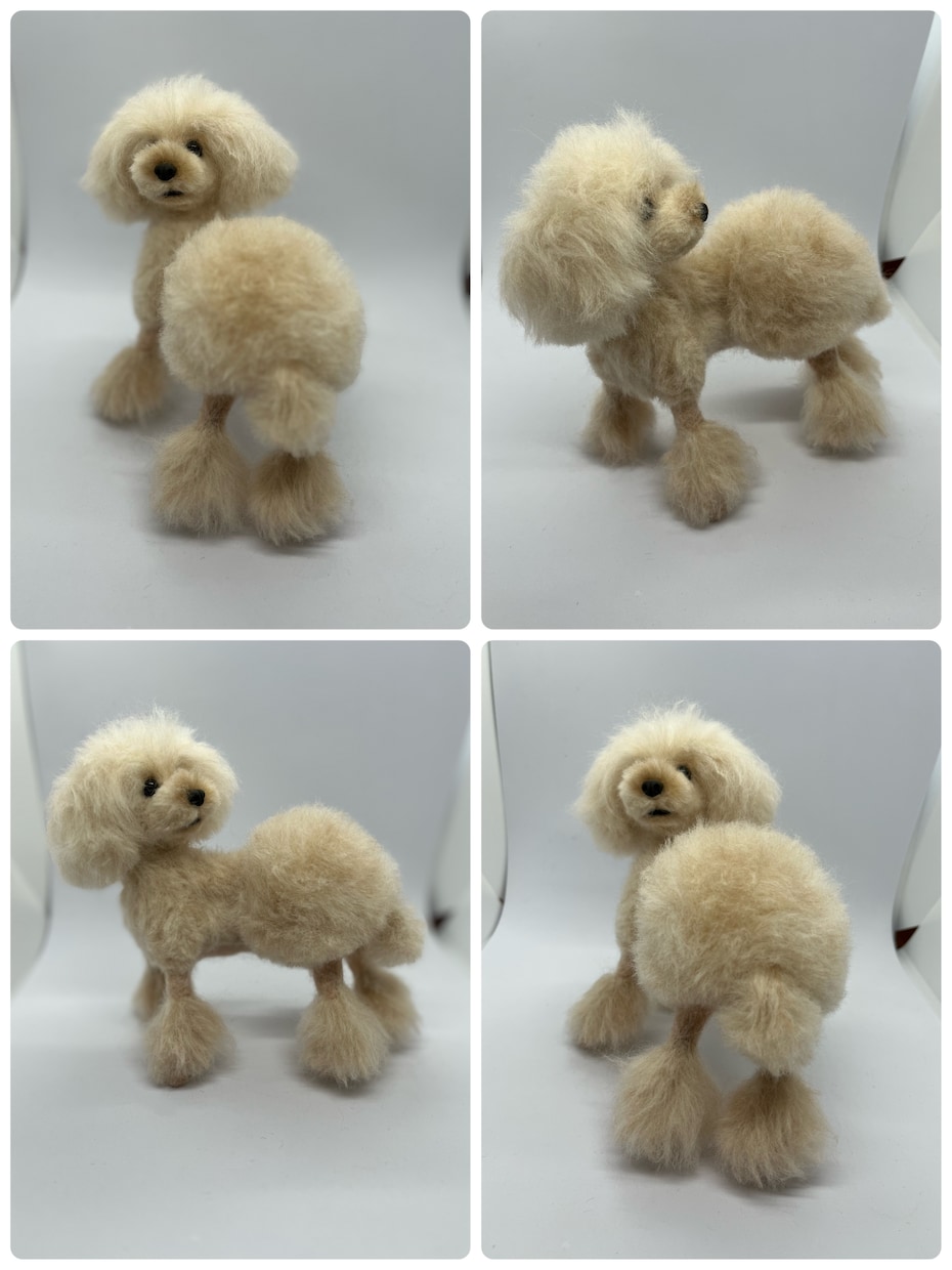 羊毛フェルトで作るリアルな犬の制作方法になります 愛犬さんを羊毛フェルトで作ってみませんか？ イメージ2