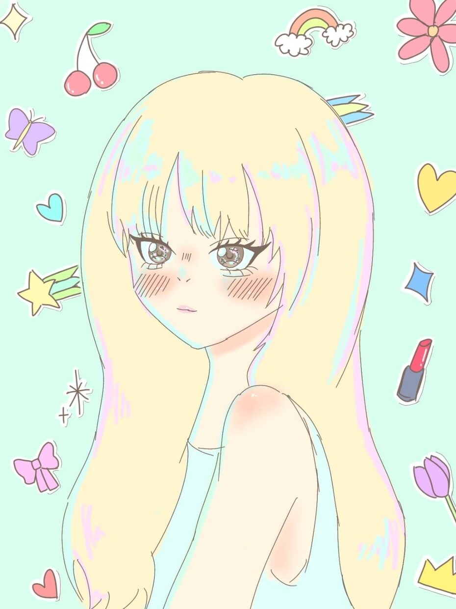 SNS用のかわいいアイコン描きます アイコン/SNS用などに◎可愛い雰囲気重視で制作します イメージ2