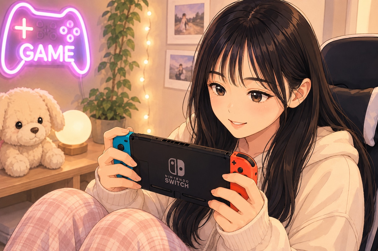 博多弁女子と雑談しながらSwitch一緒に遊びます Switchのゲームで私と楽しく遊びませんか？ イメージ1