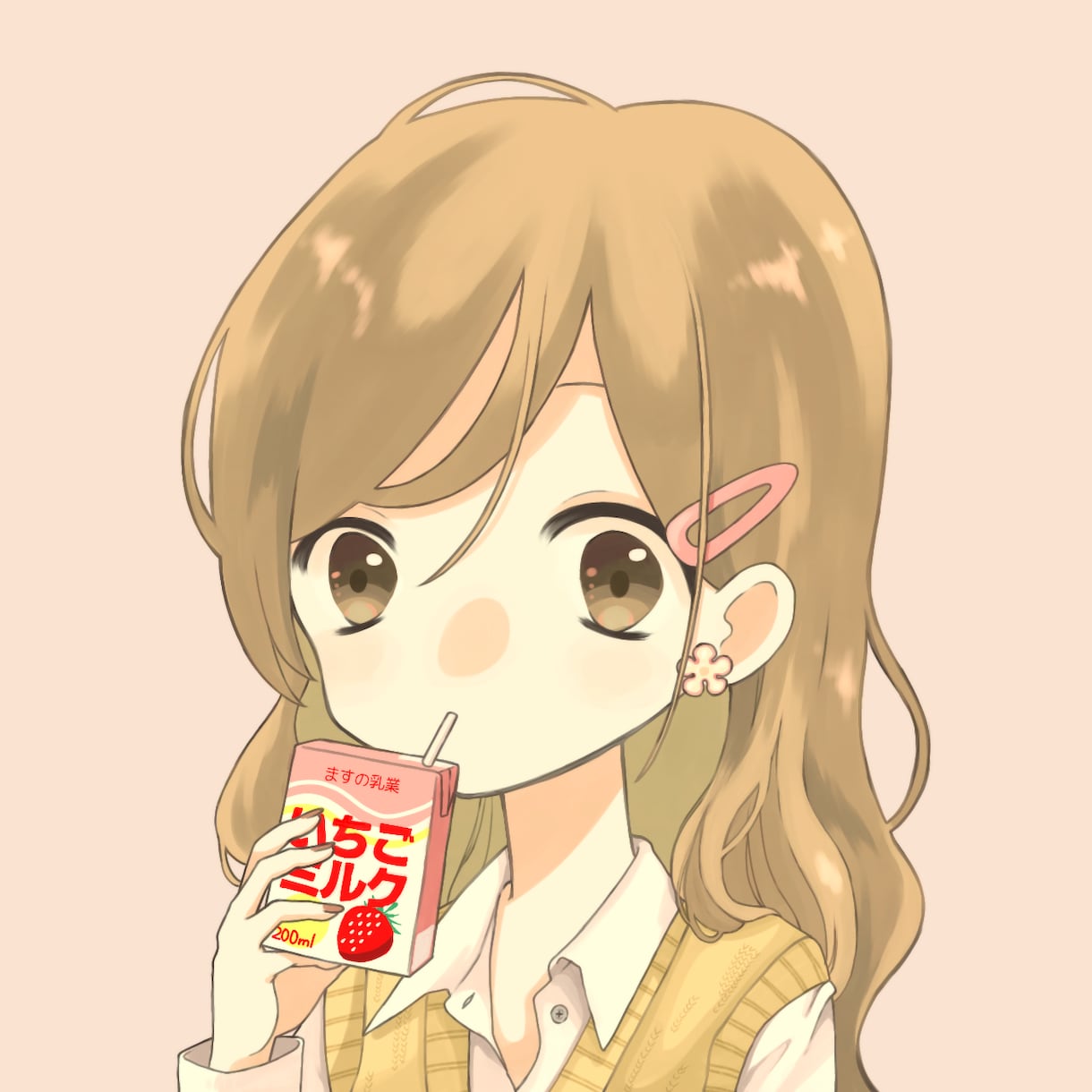 アイコンイラストお描きします 女の子、たべもののイラストが得意です！ イメージ6