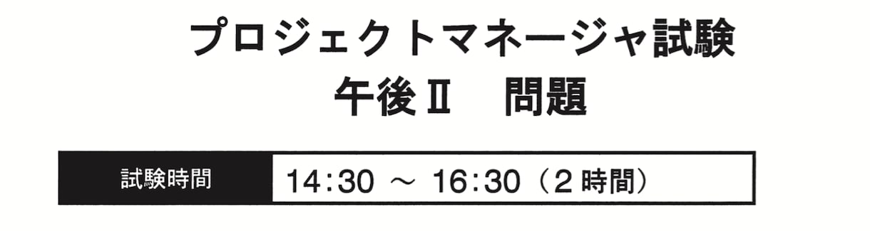 プロジェクトマネージャ試験午後Ⅱの添削をします 毎回午後ⅡでA評価にならない方 イメージ1