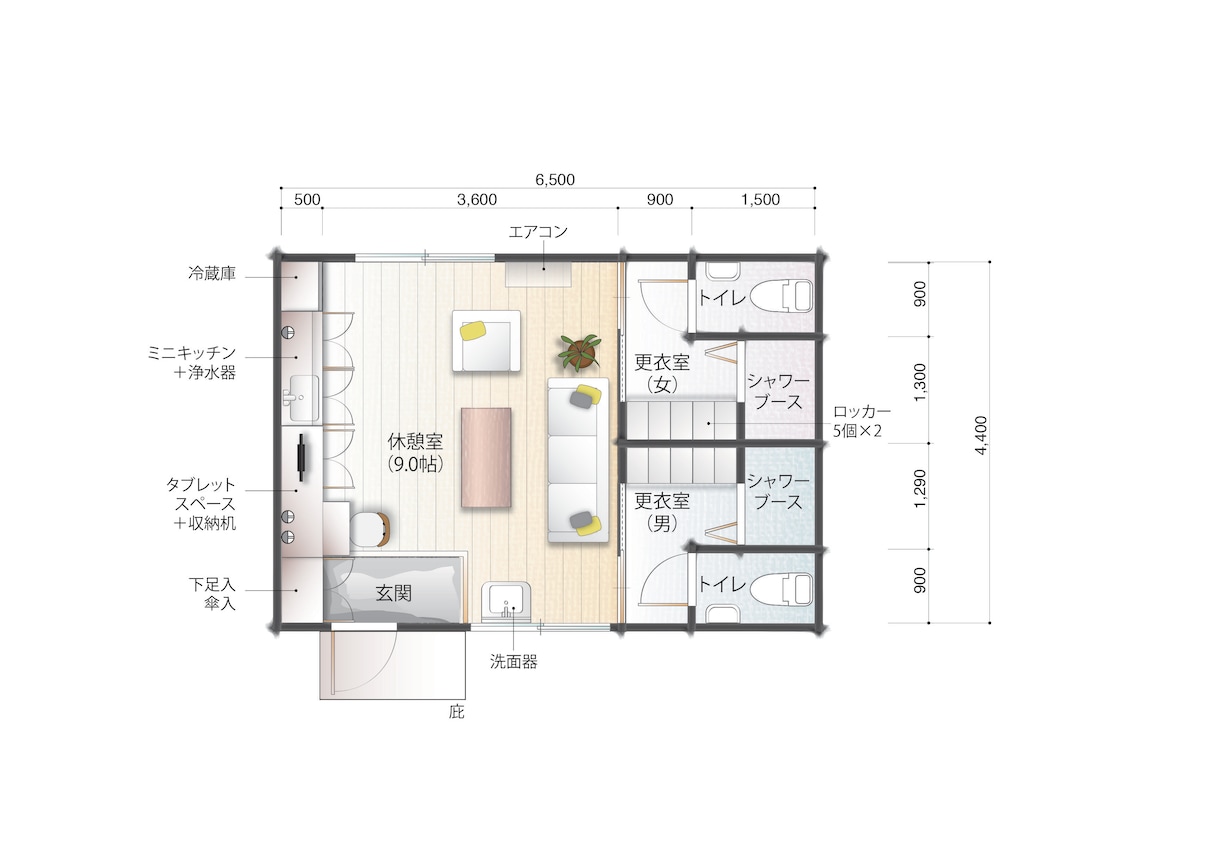 ご希望スタイルの間取り図を作ります 部屋の間取り図を好みのスタイルで！ イメージ3