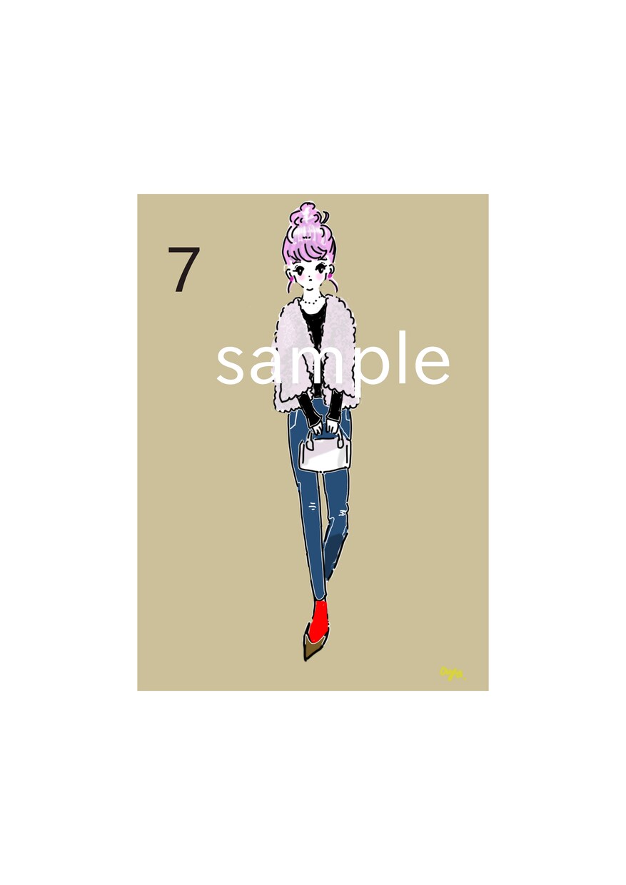 新作♡かわいい女の子のイラスト販売します 完成イラストからお好きなイラストをお選びいただけます！ イメージ8