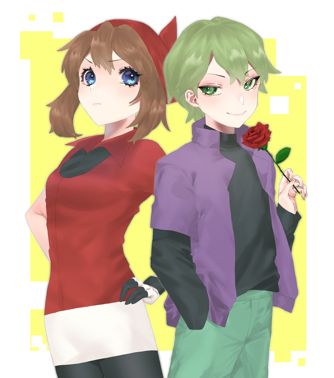 夢腐可の立ち絵、扉絵、SNSアイコン描きます 可愛らしい絵柄でイラストを仕上げさせていただきます。 イメージ7