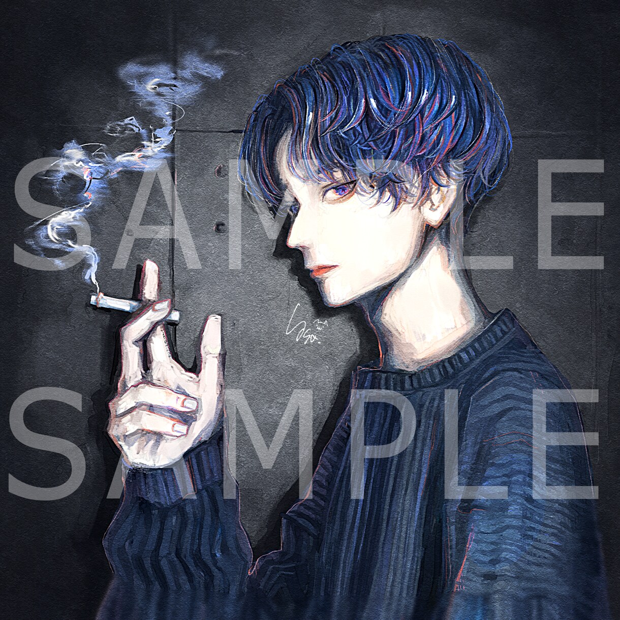 最短翌日】美しい色彩のイラストお描きします SNSで使えるアイコン、似顔絵、一枚絵、立ち絵、ヘッダーなど イメージ8