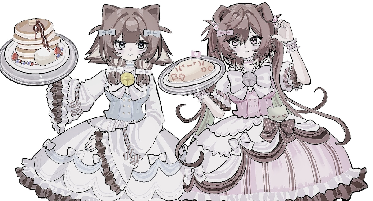 SNS◎商用◎♡キャラ立ち絵風イラストを描きます 格安♡急ぎの方♡可愛らしい絵柄であなた好みのキャラクターを！ イメージ2