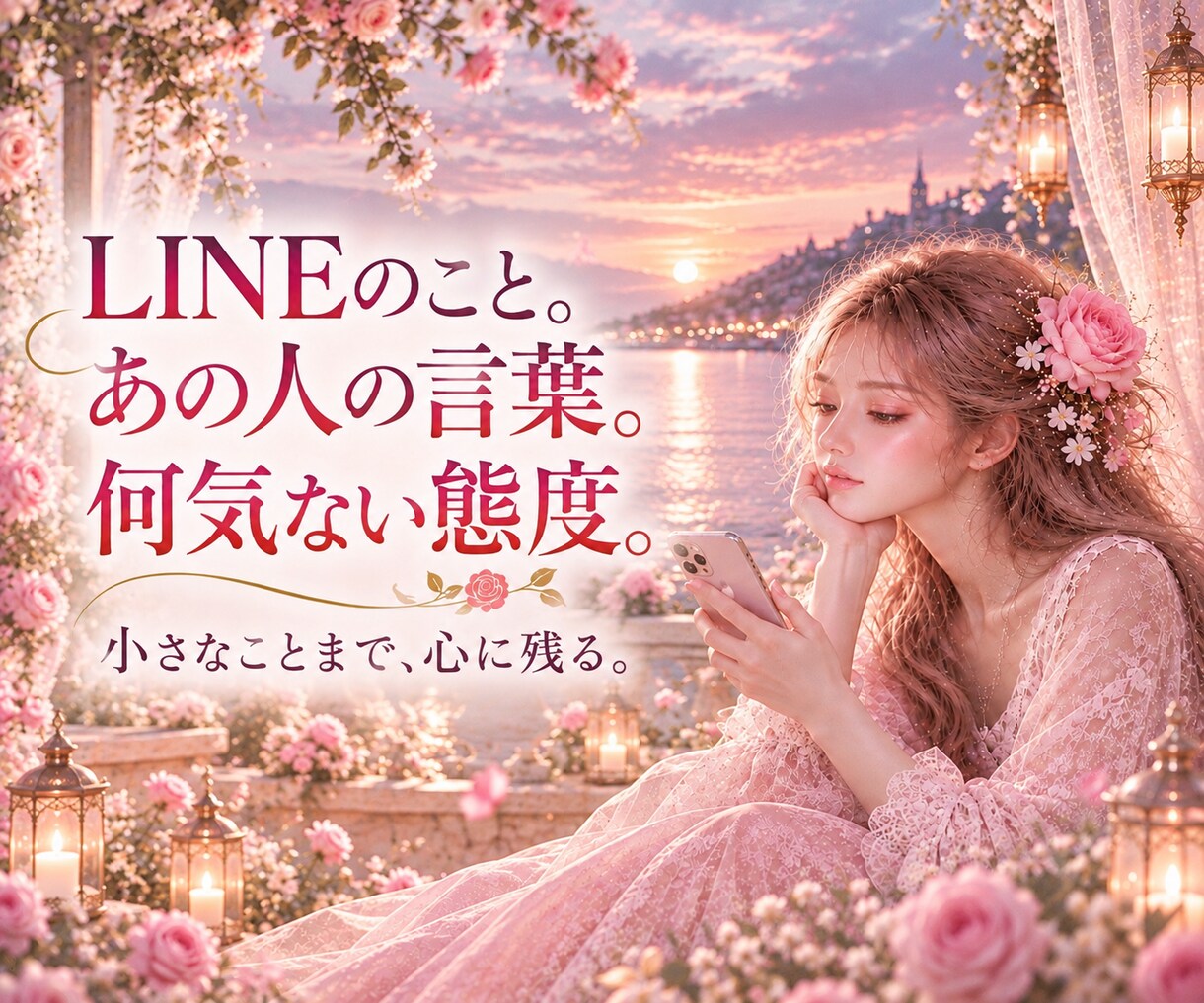 好きな人のことで揺れるお気持ちをお聴きします LINEや相手の言葉が気になるとき、今の気持ちを話せます イメージ2