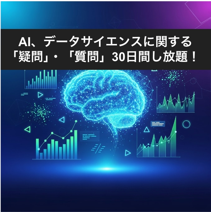 データサイエンス疑問、お悩み質問し放題で支援します 30日間質問し放題です！24時間以内に返信します！ イメージ1