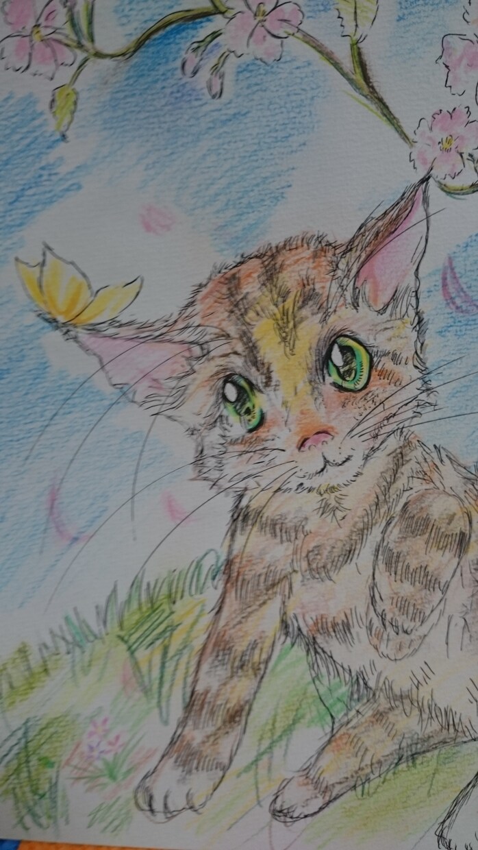 写真を元に猫のイラスト描きます イメージ3