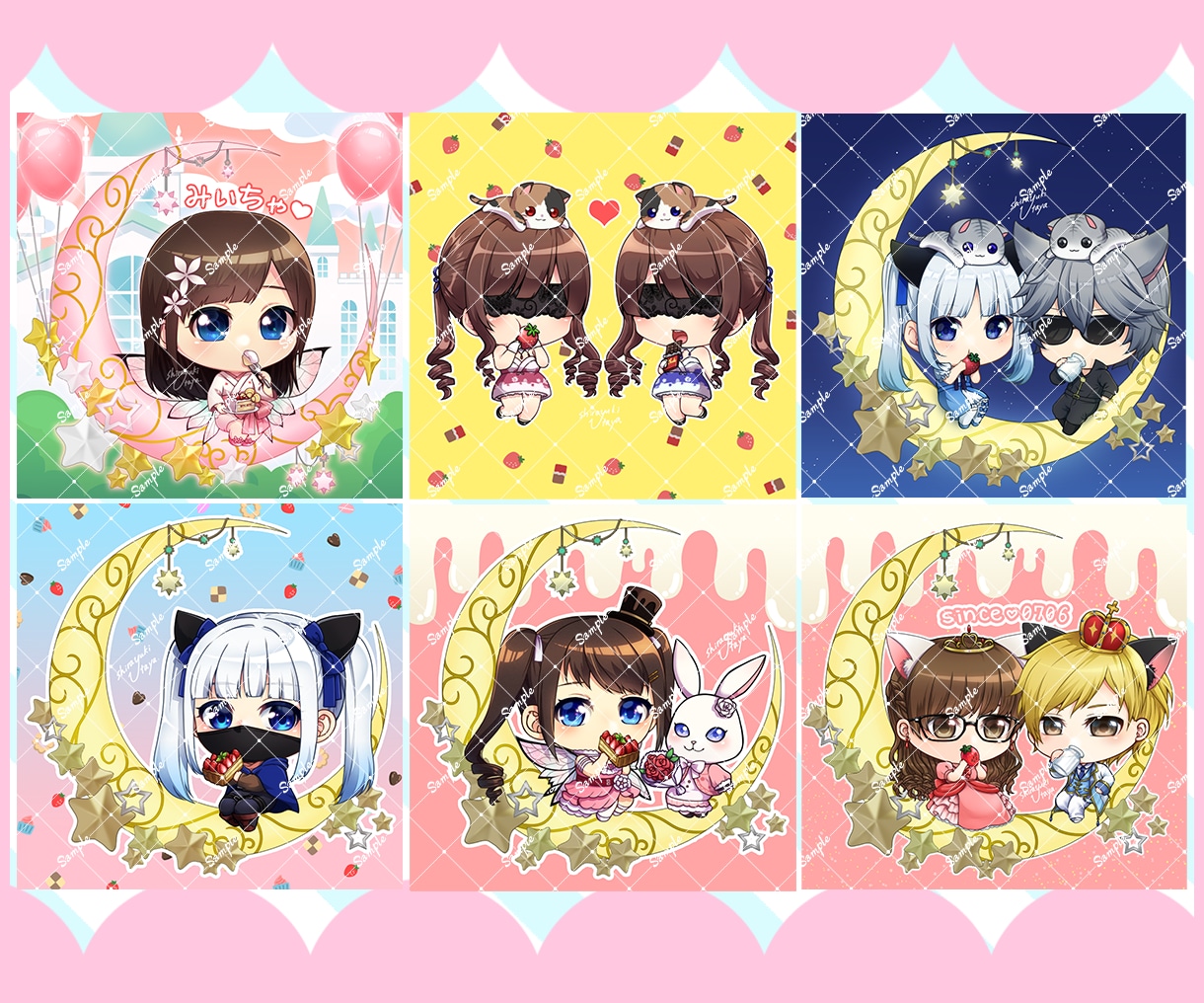 デフォルメイラストお描きします かわいいあなただけのミニキャラを！ イメージ7