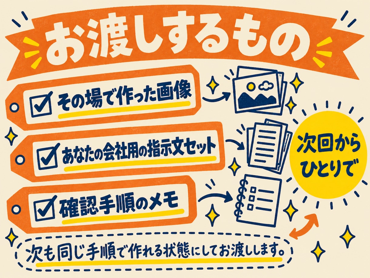 文字が崩れないAIチラシの作り方教えます 崩れた文字を直すのではなく、崩れない作り方をお教えします イメージ4